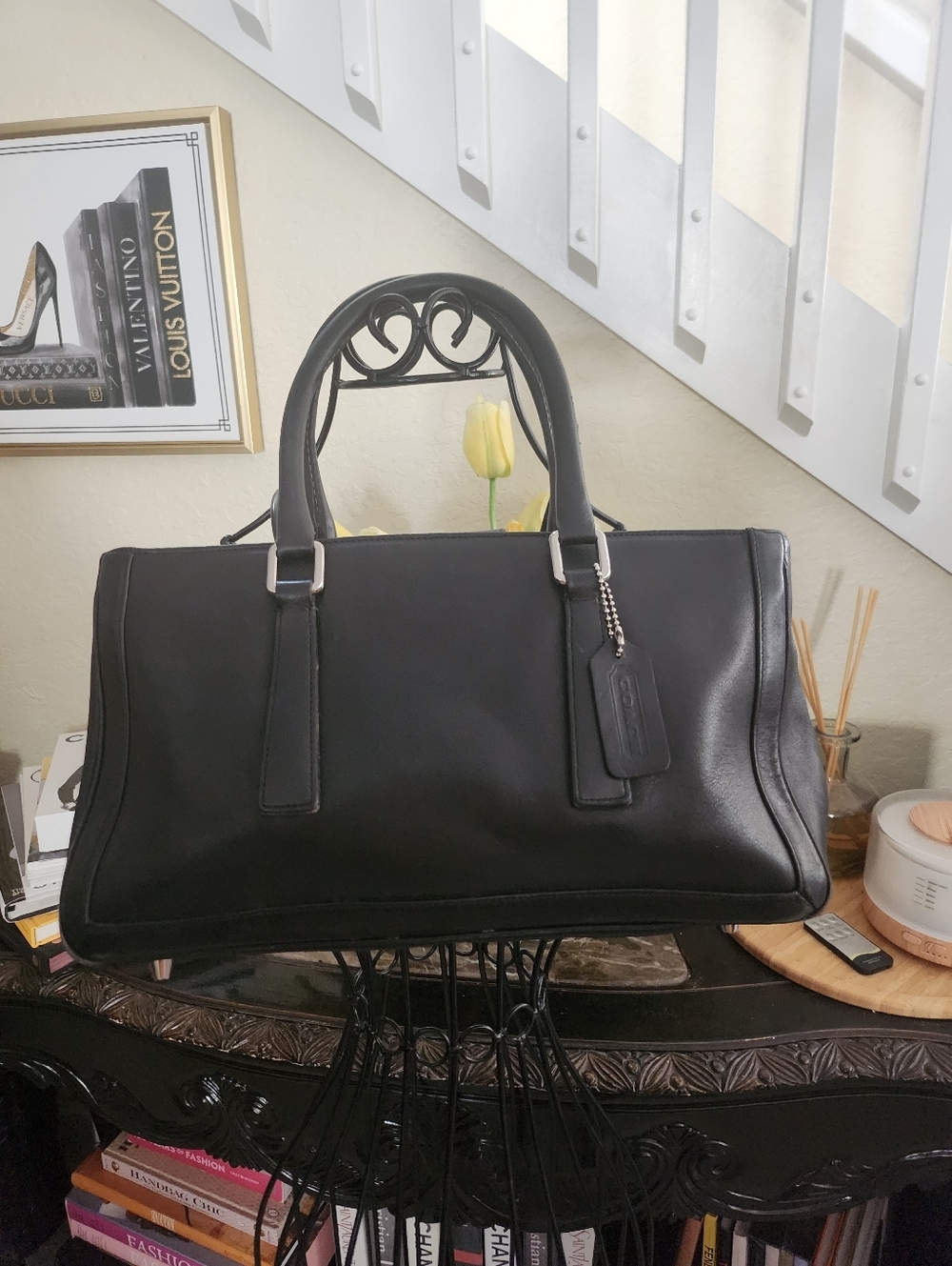 Coach Bonnie Legacy leather shoulder bag